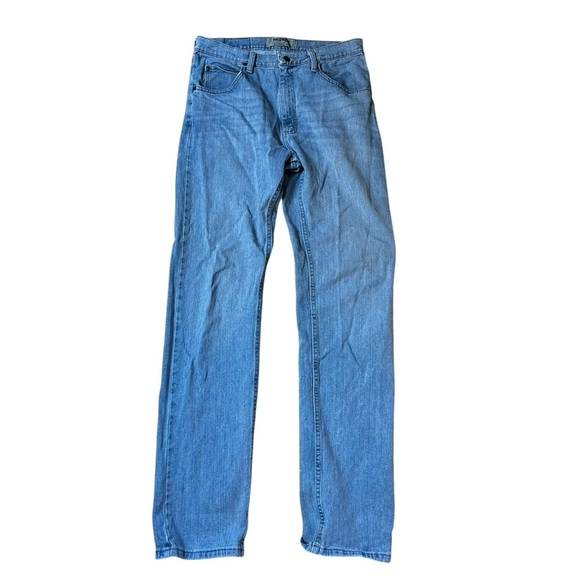 Wrangler Light Wash Straight Jeans Broken In 32x36 - Picture 1 of 9